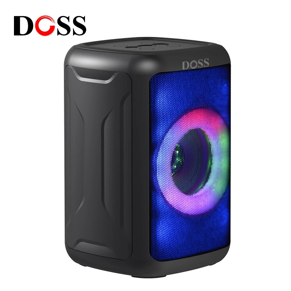 New New Loa di động DOSS Bluetooth M66 Pro BT 5.2 Loa cắm trại ngoài trời 10W Loa không dây lớn với Beat Drive Light