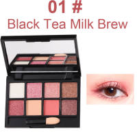 sexy girl* LAMEILA พาเลทอายแชโดว์ เนื้อแมท ประกายชิมเมอร์ สีสวย ติดทน กันน้ำ 8 สี (มาพร้อมกับแปรงอายแชโดว์ฟรี)
