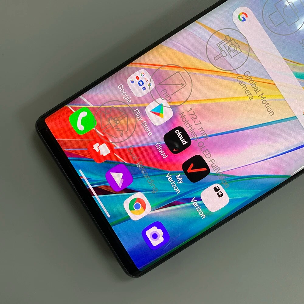 PIVBE LG WING LMF100N LMF100VM 5G โทรศัพท์มือถือ หน้าจอ OLED 6.8 นิ้ว RAM 8GB ROM 128GB/256GB 64MP 32MP NFC โทรศัพท์มือถือ Android QIVBO