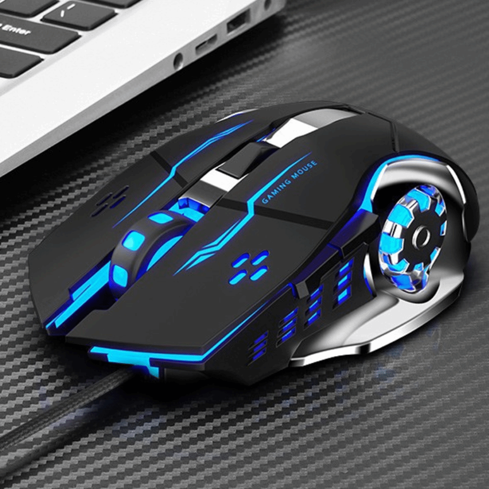 EMERRY Đầy màu sắc Chuột có dây 4 đèn Đèn chiếu sáng Chuột có dây Esports Chuột máy tính Mát mẻ Chuột có dây USB RGB Máy tính xách tay PC