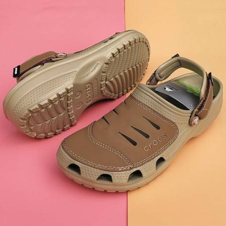 ✌ ◴ ▩ YUKON VISTA Crocs Clog Leather Sandal