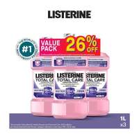 LISTERINE Total Care Zero Mouthwash 1L Triple Pack