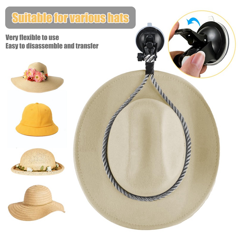 2 Piece Hat Mounts Hat Holder Rack Handmade Rope Hat Holder For Your