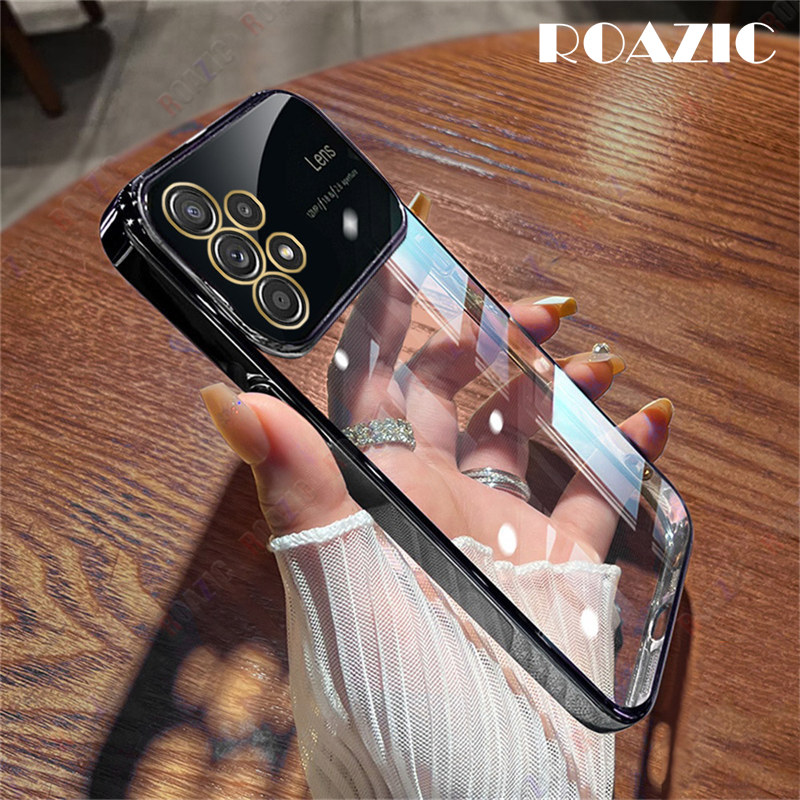 ROAZIC With Lens Film Case For Samsung Galaxy A72 A52 A52s A32 4G LTE 5G