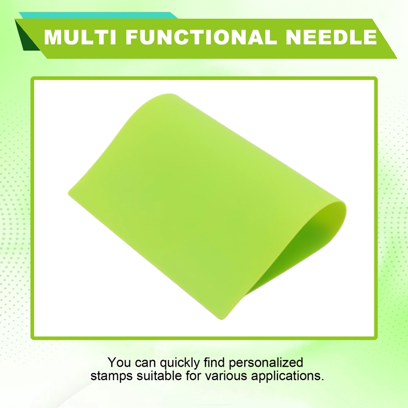 【Latest model】Green Color A5 Sheet Laser Rubber for Stamps Engraving No Smell Laser Rubber