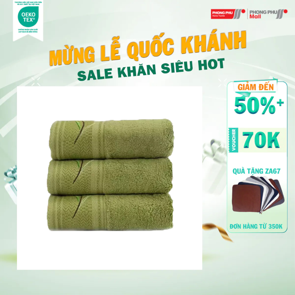 Khăn tắm chất liệu soybean bmb4 mollis 65 x 130 cm