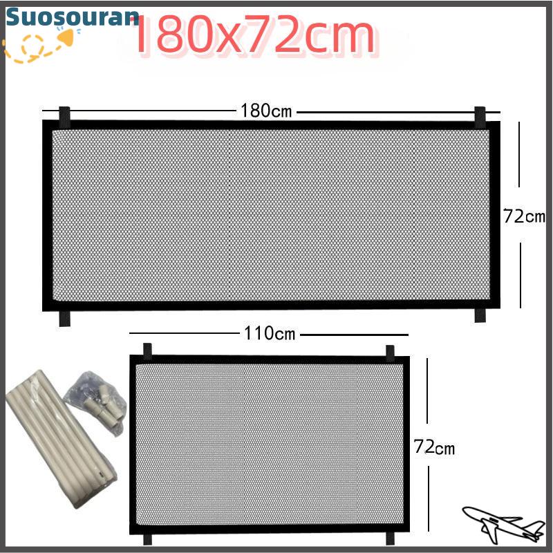 【suosouran】🔥🔥 Có thể gập lại con chó hàng rào Pet cách ly Net an toàn hàng rào Pet ma thuật cổng bé an toàn cửa - 3