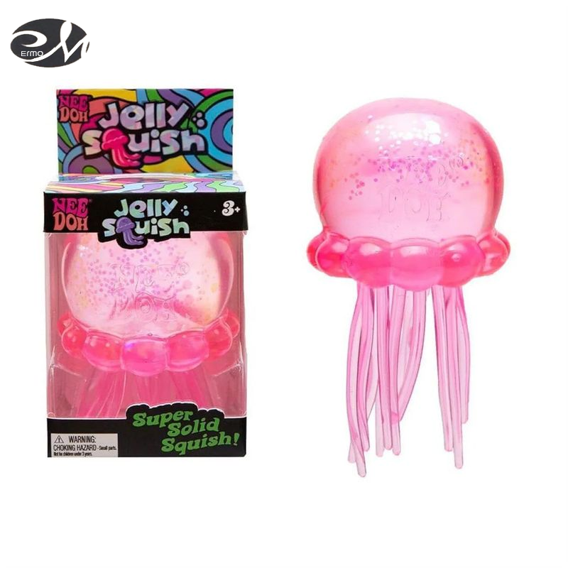 ERMO Jelly Squish Toy - Super Solid Stress Relief Squishy Jellyfish for Fun & Relaxation ราคา 67 บาท*ส่งฟรี
