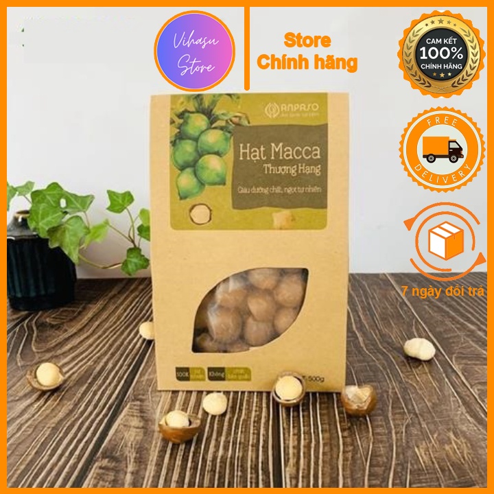 Hạt Macca Gia Lai thượng hạng Anpaso [Vihasu Store]