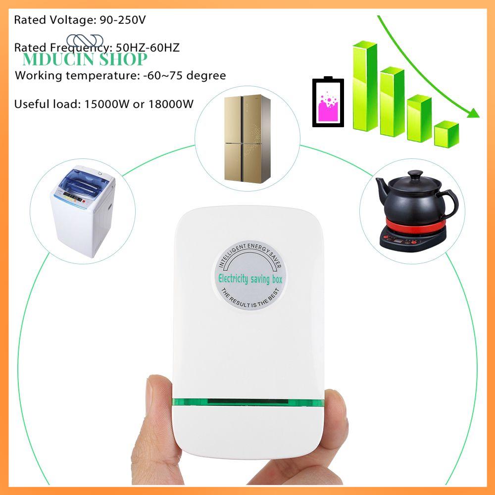 MDUCIN SHOP  Điện Áp ổn định Ổ Cắm thông minh Tiết Kiệm năng lượng Cắm Năng Lượng điện Tiết kiệm Thiết Bị Điện Điện Tiết Kiệm Hộp