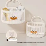 Vintlook dễ thương treo tường giỏ lưu trữ cho nhà bếp và phòng tắm, khả năng chịu tải mạnh mẽ