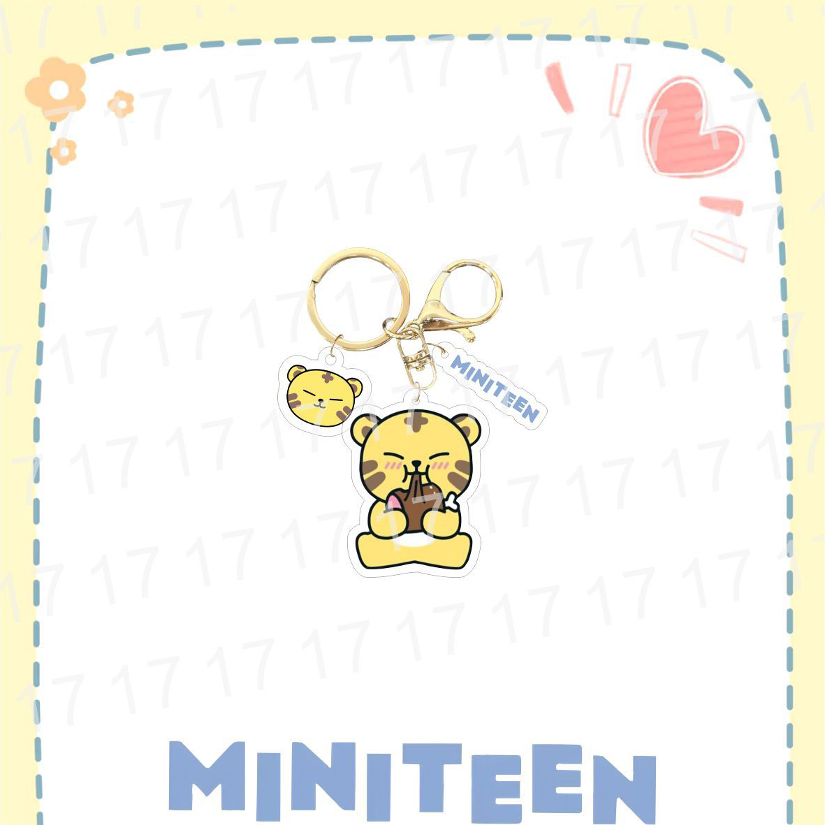 YF SEVENTEEN MINITEEN KPOP acylic key holder The8 keychain bag pendant FY