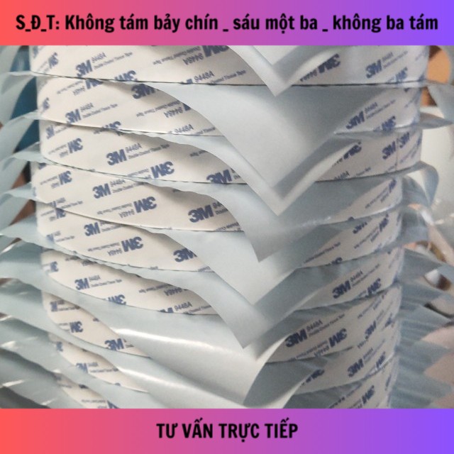 Băng dính 2 mặt 3M 9448A cỡ dài nhất (10mm - dài 150M)