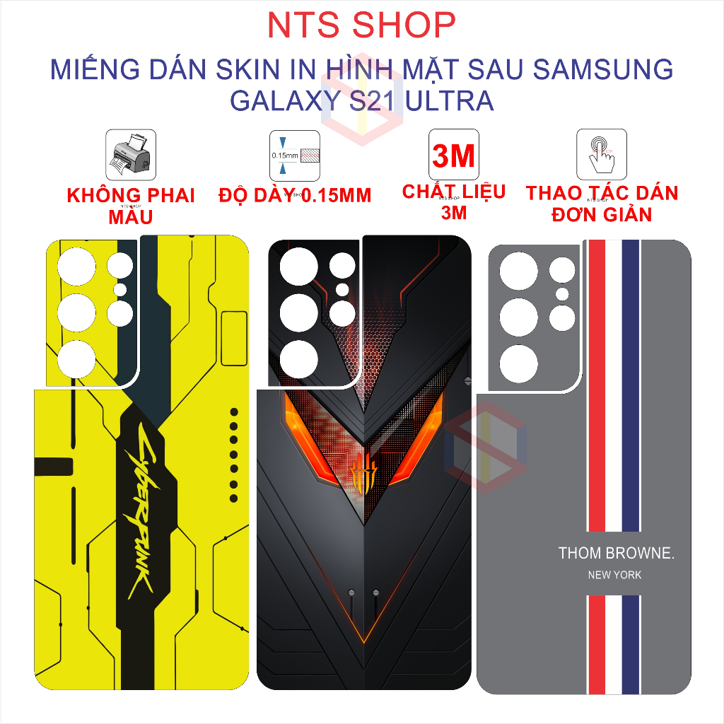 Dán Skin bảo vệ màn hình samsung galaxy s21 ultra