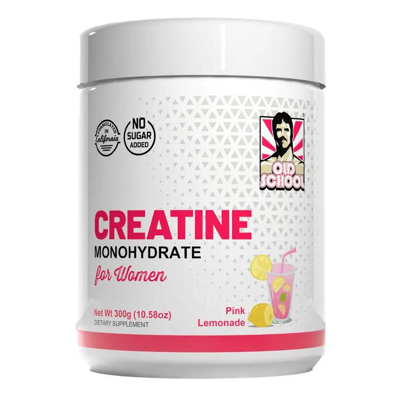 Creatine Monohydrate cho phụ nữ có collagen và BCAA-Bột bổ sung thể dục cho cơ, tóc khỏe mạnh, da, móng và phục hồi