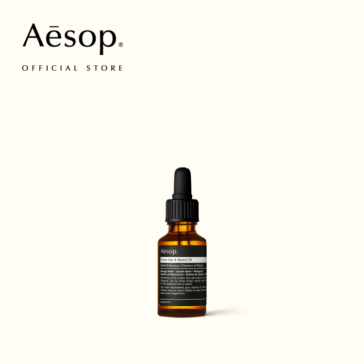 Aesop Shine Hair and Beard Oil 25mL - เอสอป น้ำมันบำรุงผม ออยล์บำรุงผม ราคา 1,150 บาท*ส่งฟรี