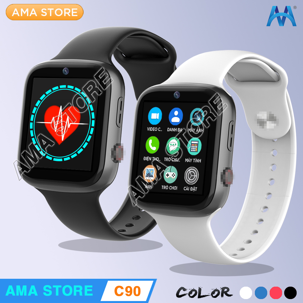 Đồng hồ Thông minh C90 AMA Smart Watch cho Trẻ em Tiểu học, Học sinh Cấp 2