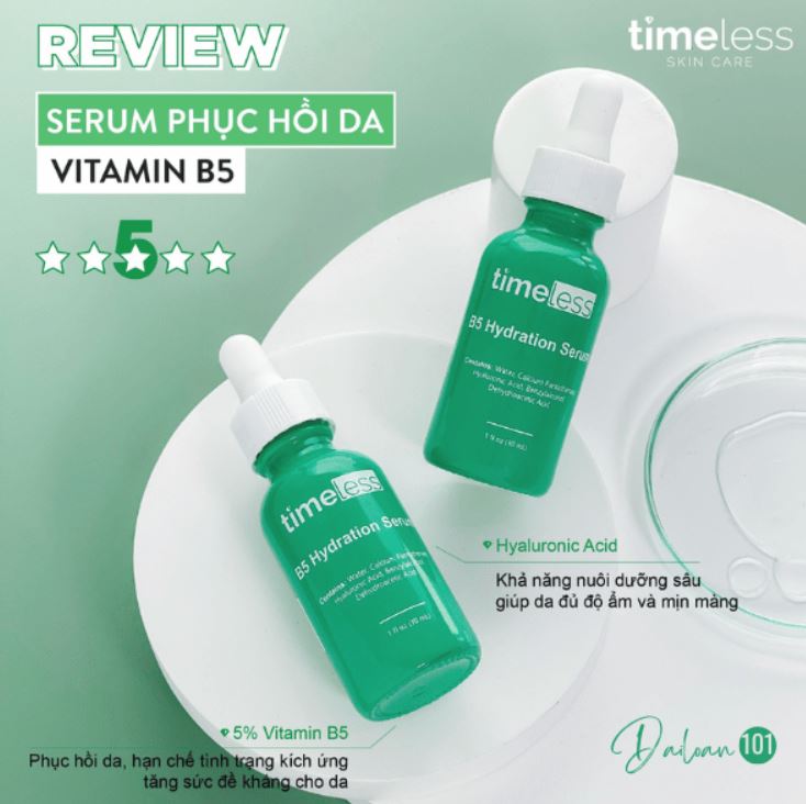Tinh Chất Timeless Vitamin B5 + Hyaluronic Acid (30ml)