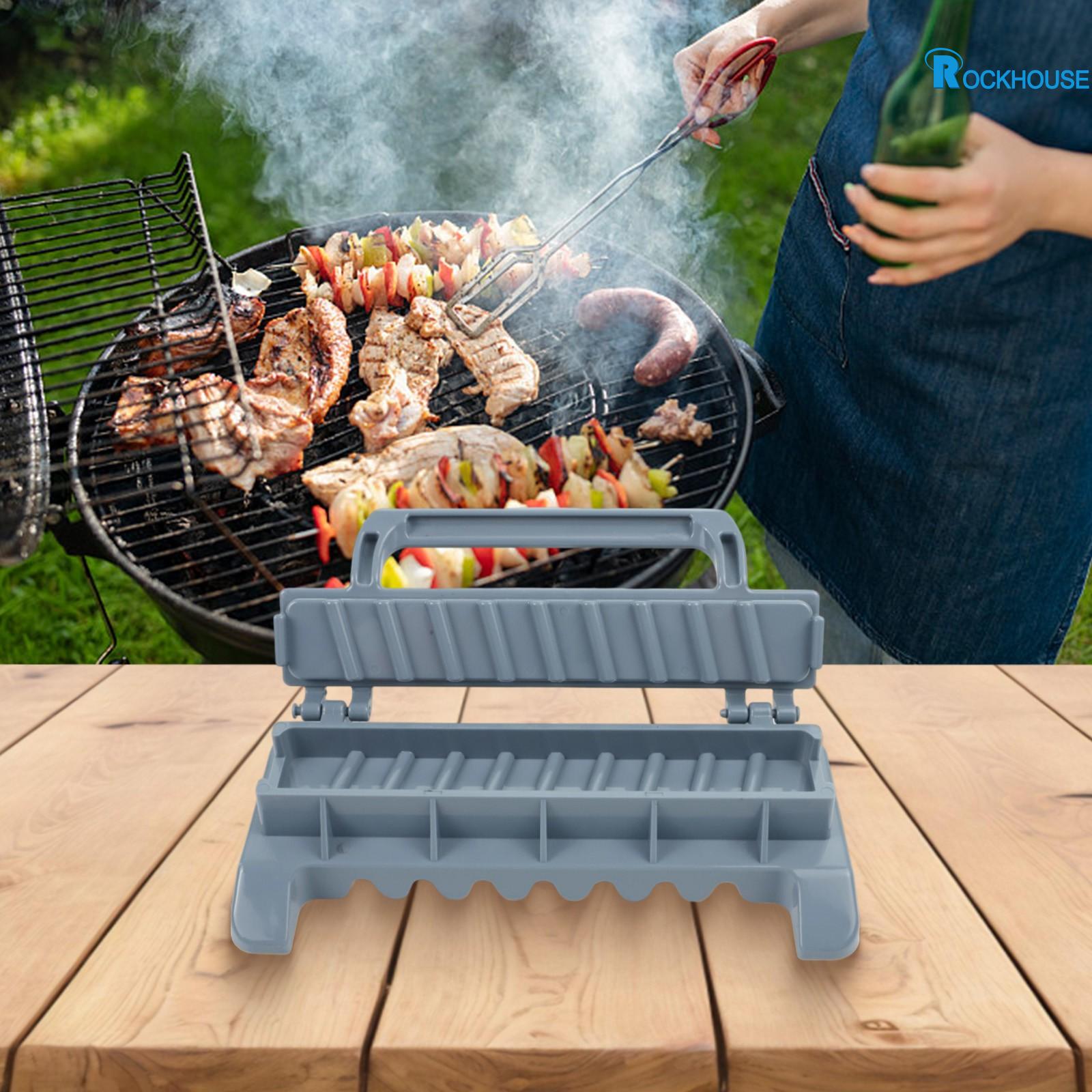 【Rockhouse】 Compact Folding Barbecue Skewer Maker Tool for Outdoor Cooking and Grill [New Products] ราคา 763 บาท*ส่งฟรี