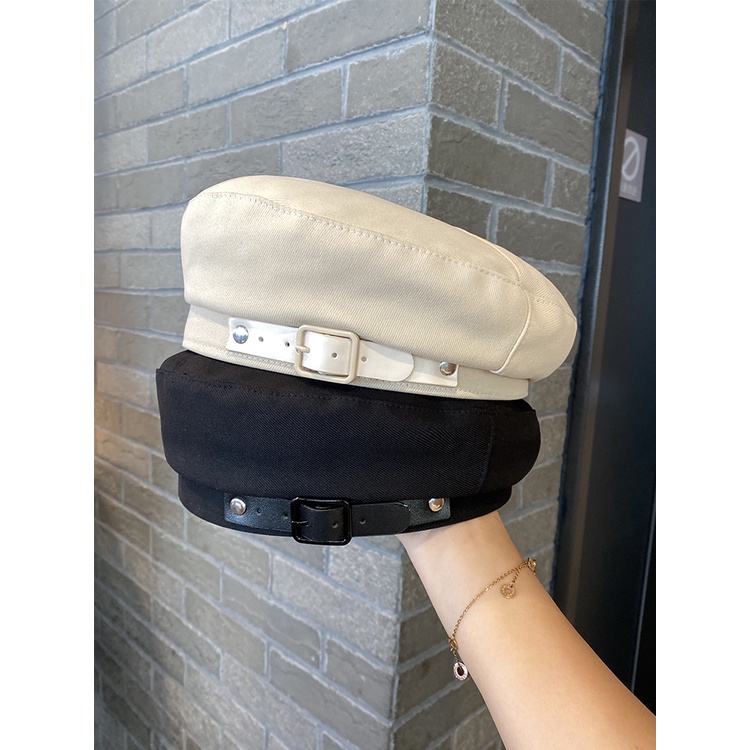 Mũ nồi mũ Beret họa tiết phong cách Nhật Bản, mũ mùa đông cho nữ