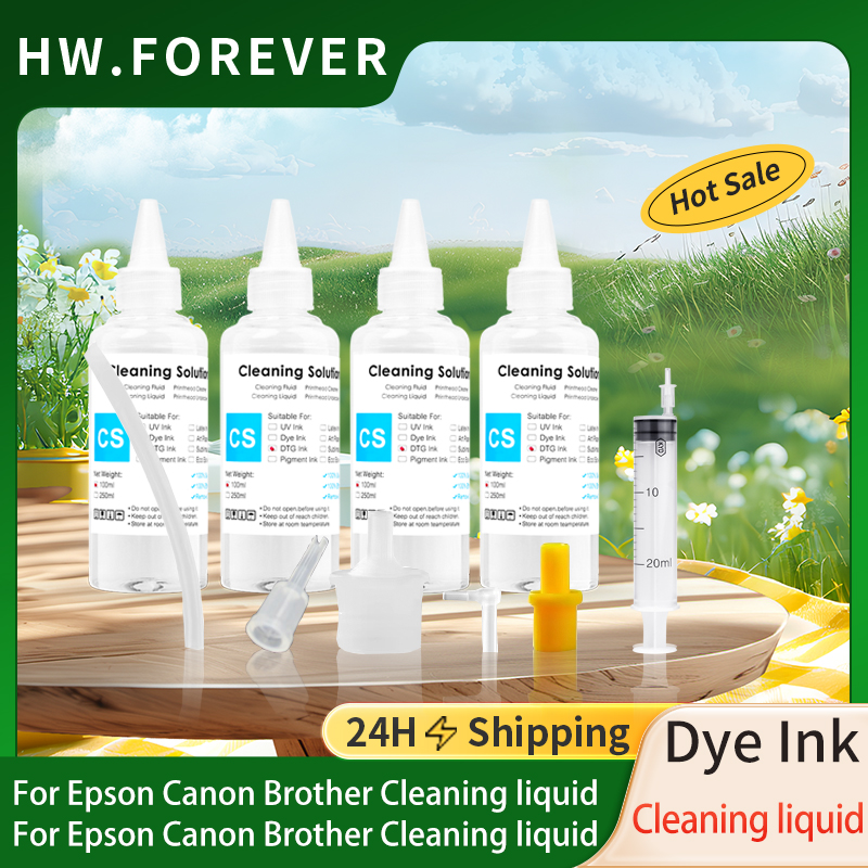 【Bestseller】 DTF Ink Cleaning Liquid Solution For Epson DX6 DX7 DX8 DX9 XP600 TX800 I3200 PrintHead