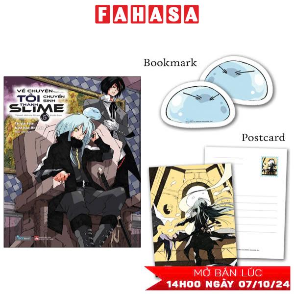 Fahasa - Về Chuyện Tôi Chuyển Sinh Thành Slime - Tập 5 - Tặng Kèm Bookmark + Postcard