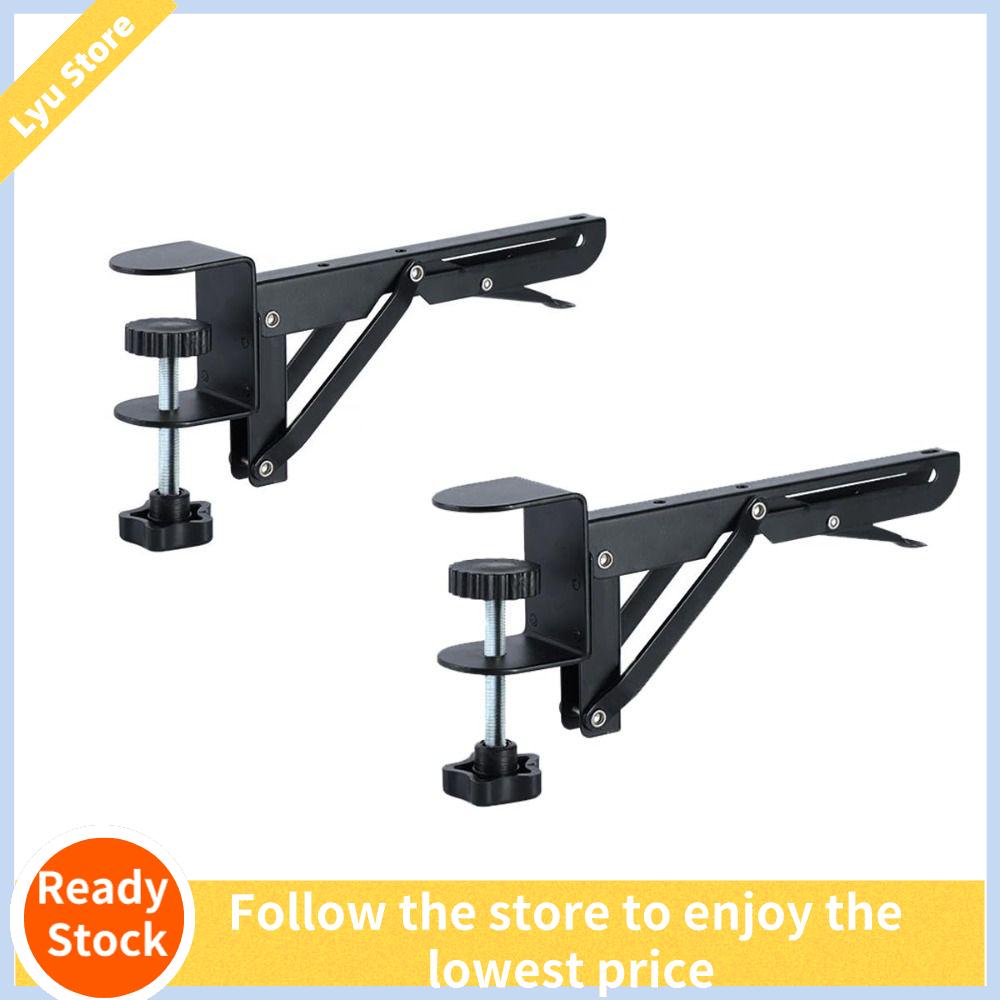 Lyu cửa hàng 2 gói bàn kẹp Extender nặng bàn kẹp không gian làm việc tổ chức tự làm c-kẹp văn phòng
