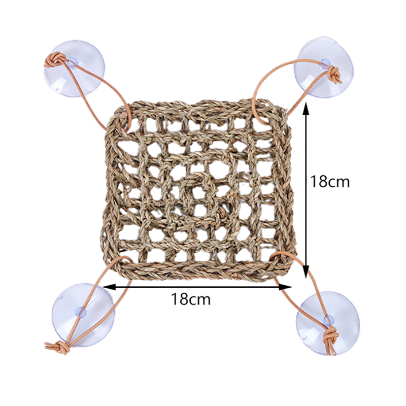 UNIKI Rong biển bò sát thằn lằn võng hamster bò sát cỏ Mat giường vật nuôi võng đu vật nuôi bò sát Đồ chơi treo giường Mat vật nuôi cung cấp - 3