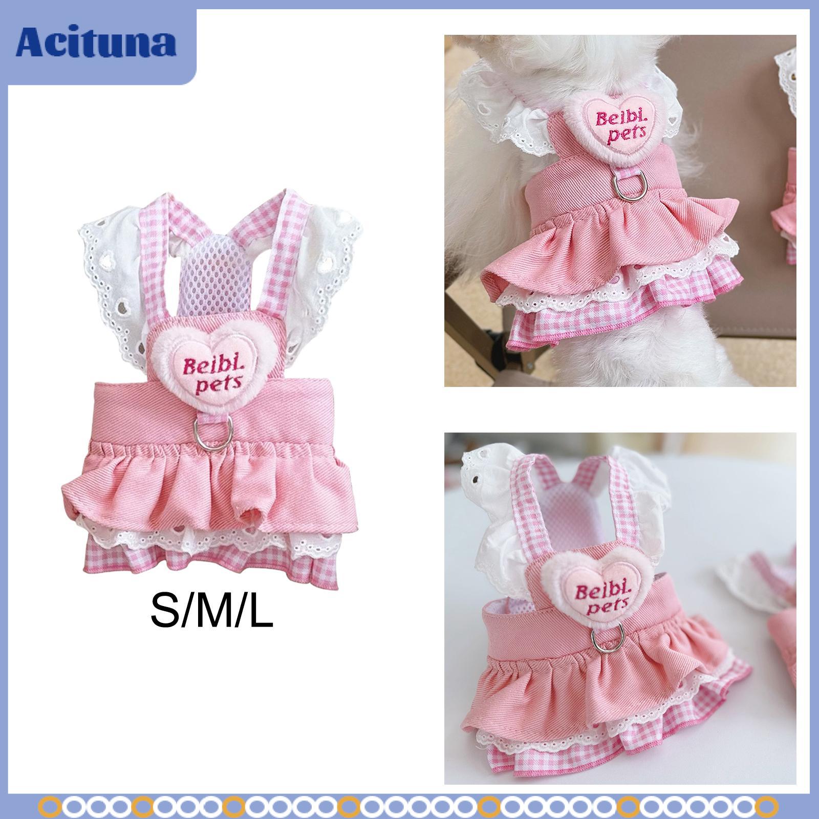 Dog Dress Cat Princess Costume Summer Apparel Funny Photo Props with D Rings ราคา 5,584 บาท*ส่งฟรี