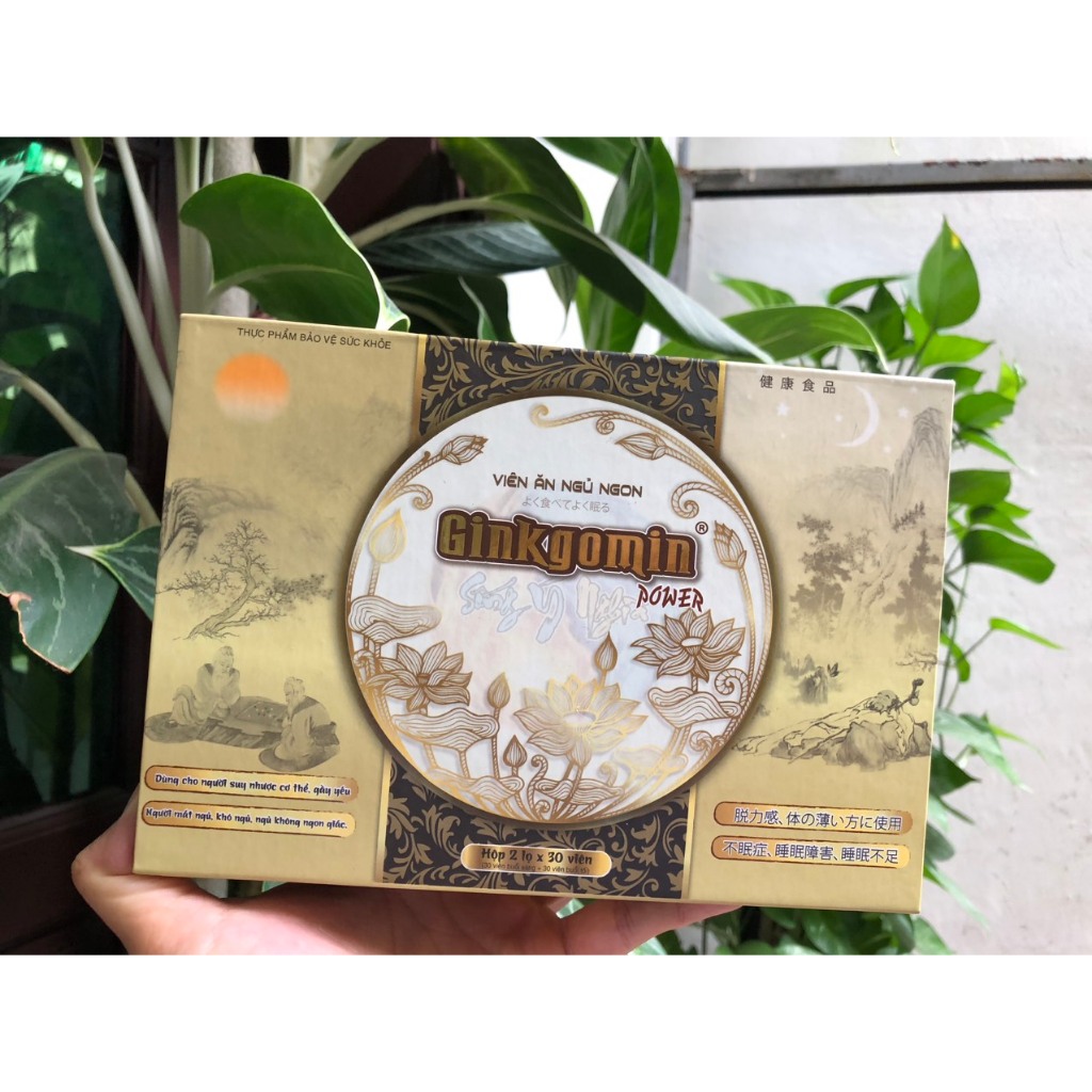Viên ăn ngủ ngon GINKGOMIN POWER hõ trợ cải thiện mệt mỏi, kém ăn | MPNTSHop