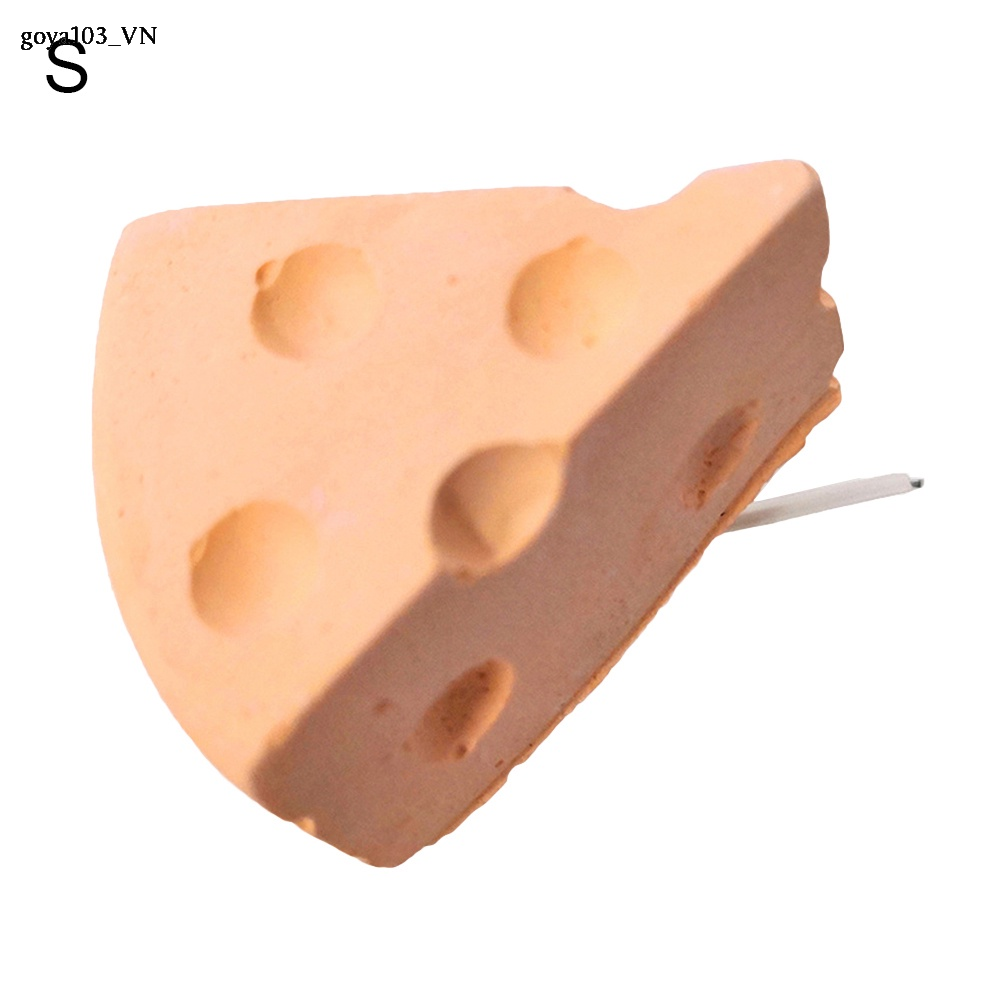 goya103 Đá Canxi Khoáng Mài Răng Hình Phô Mai / Thỏ / Chuột Hamster
