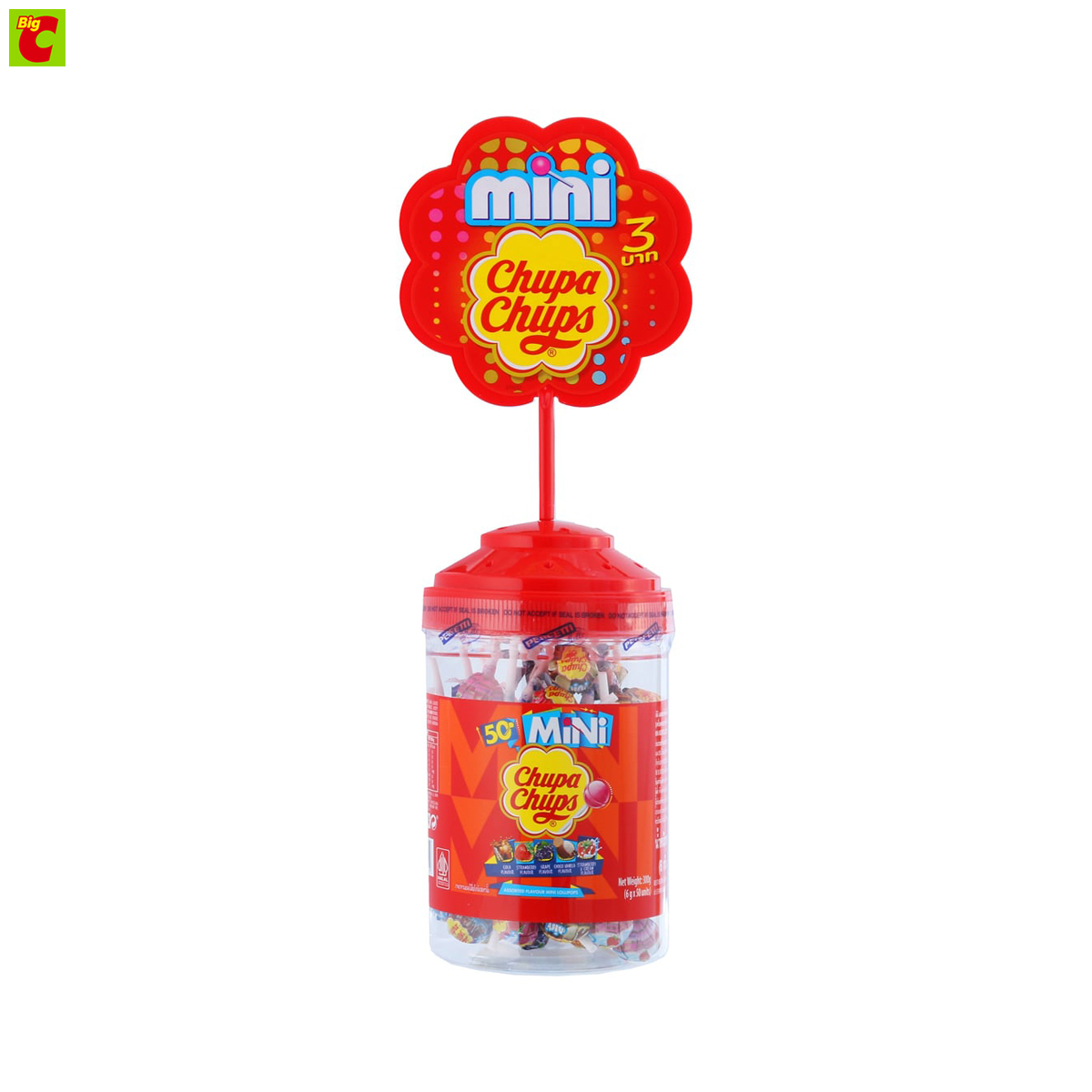 Jupajup's Mini the Best of Assorted Flavored Lollipops 6 G. Pack of 50 ราคา 115 บาท*ส่งฟรี