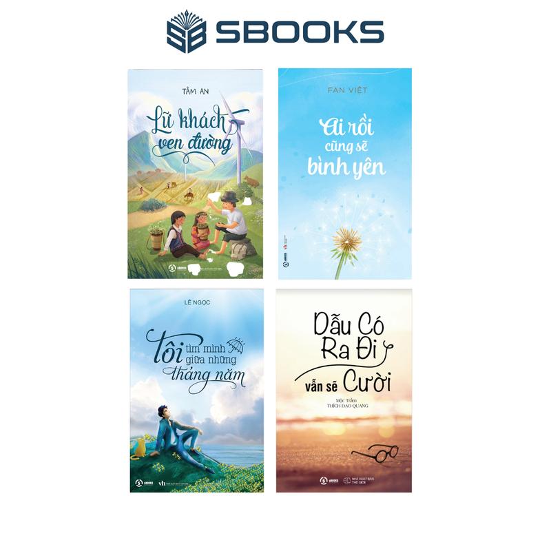 Sách - Combo 4: Lữ Khách Ven Đương + Ai Rồi Cũng Sẽ Bình Yên + Tôi Tìm Mình Giữa Những Tháng Năm + Dẫu Có Ra Đi Vẫn Sẽ Cười - SBOOKS