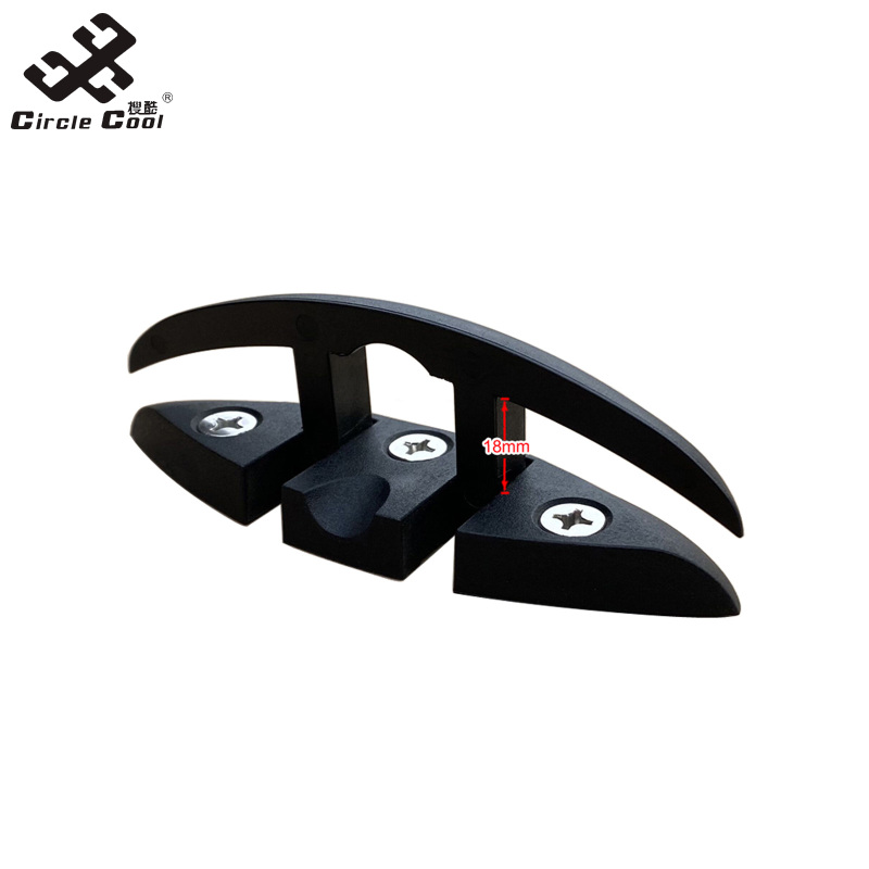 Circle Cool 5-inch Folding Cleats Tie Lightweight High Strength Boat Yacht Deck Line Rope Dock Bollard Marine Mooring Accessories