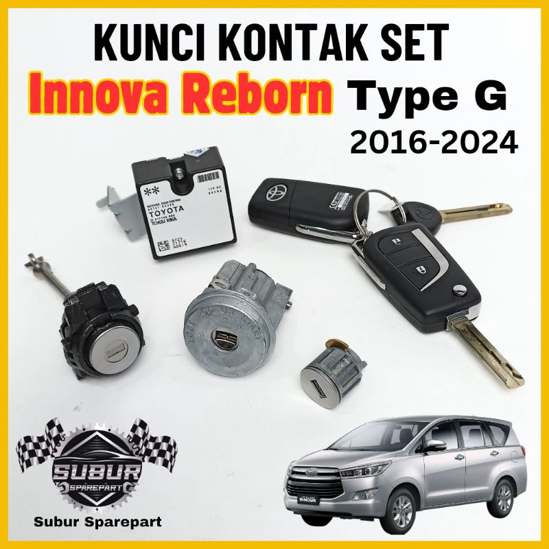 Kunci Set Toyota Innova Reborn 2016-2024 Original Harga 2,250,000 rupiah*Gratis Ongkir