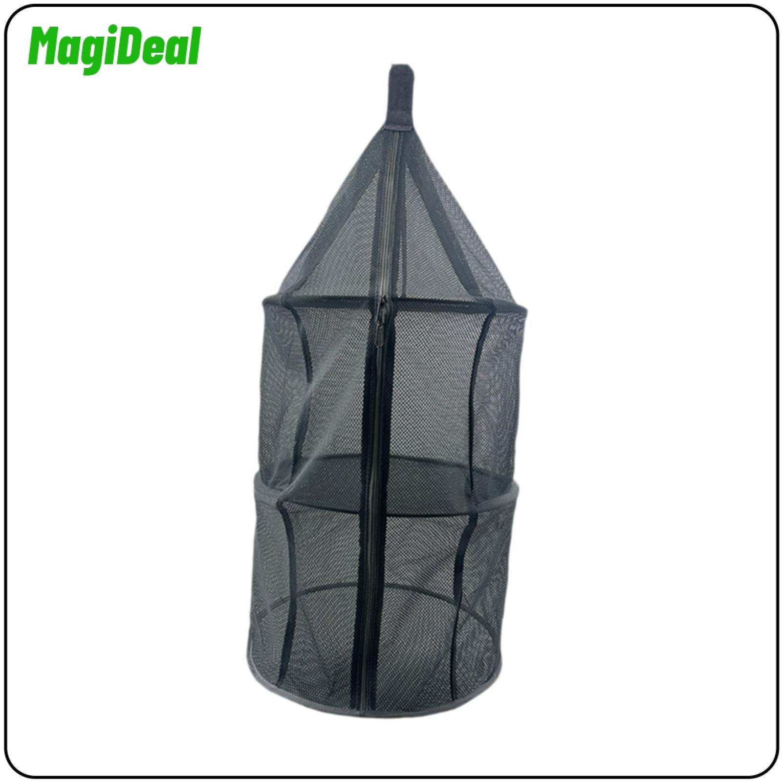 MagiDeal Folding Drying Net Large Capacity Practical Fish Drying Racks Home Versatile for Clothes Flowers Tableware Vegetables Drying Net