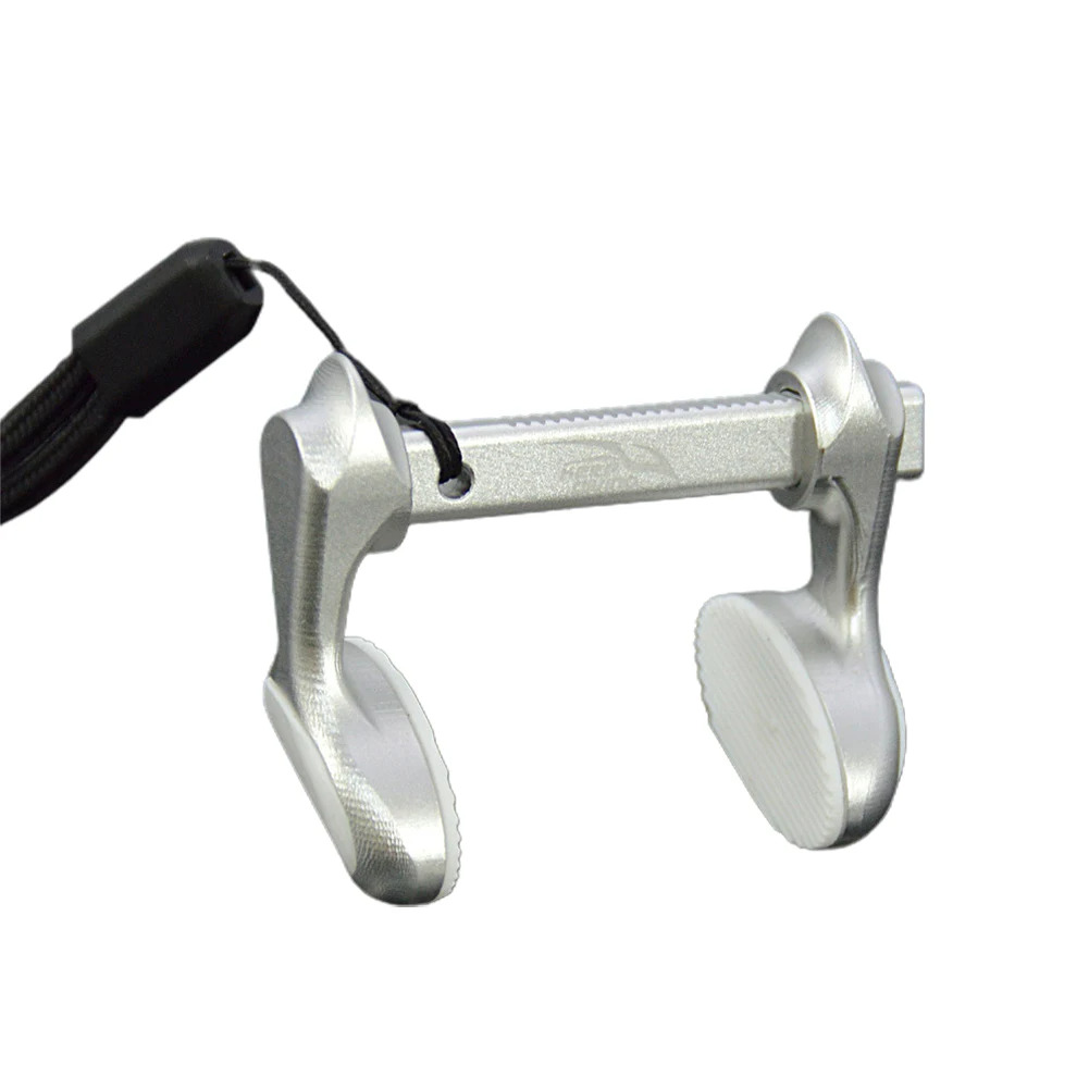 Hợp kim nhôm lặn kẹp mũi nonslip cho phụ kiện bơi lội thể thao dưới nước lặn biển silverblackbluerose redgold