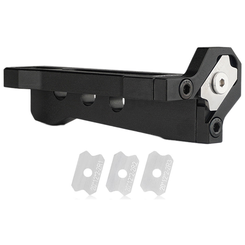 (NITO) Woodworking Edge Banding Manual Arc Trimmer Furniture Eco-Board Chamferer Fillet Scraper(R1+R2+R3)