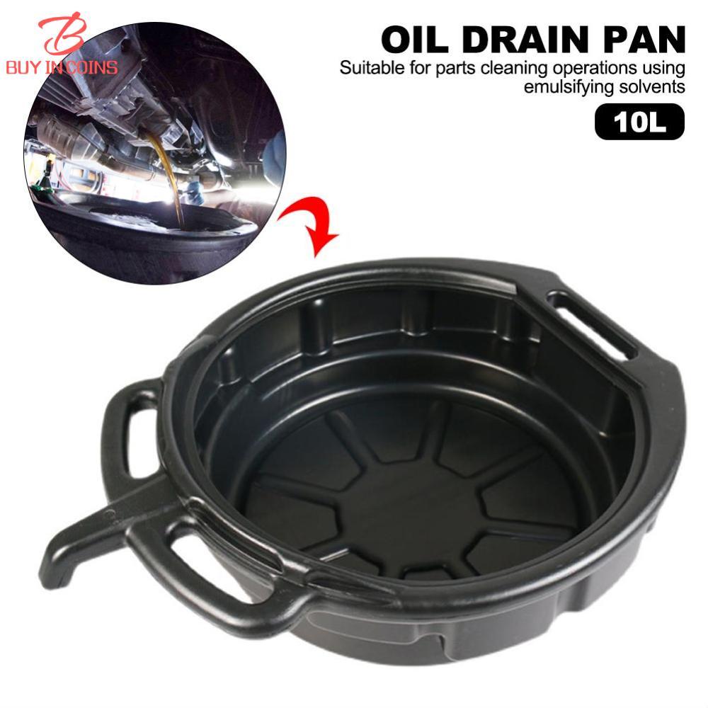 BC 10L Car Fuel Fluid Oil Drain Pan Wast Engine Oil Collector Tank Trip Tray Repair Change Garage Tool