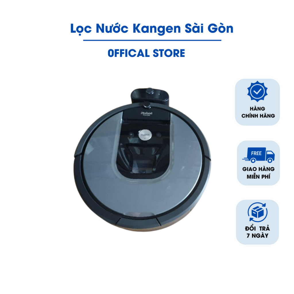 iRobot Roomba 960 - Robot hút bụi thông minh, màu Nâu Đen, dung lượng hộp chứa bụi 600ml