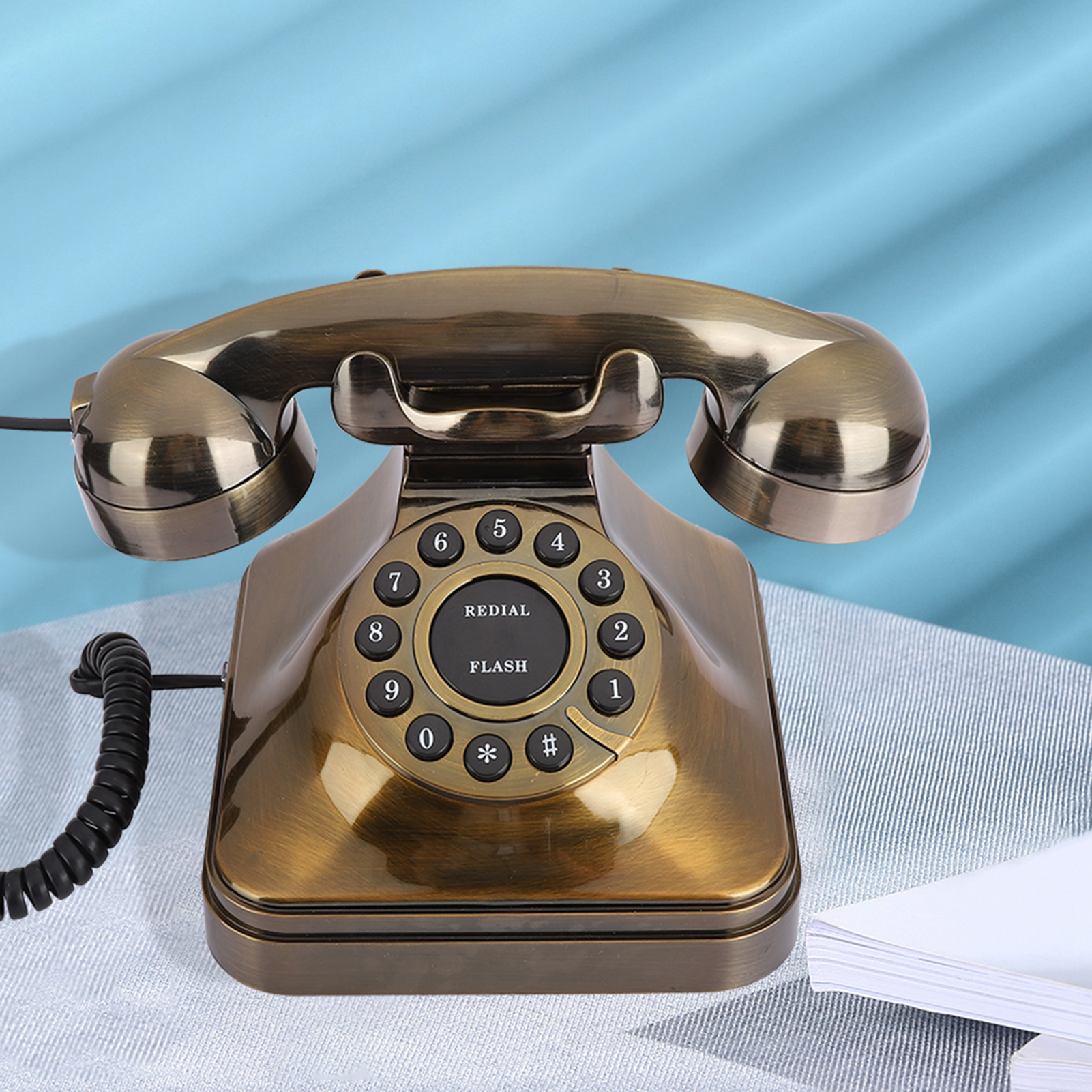 Noise Reduction Landline Phone Vintage Telephone for Home Family Indoor Decoration ราคา 1,027 บาท*ส่งฟรี