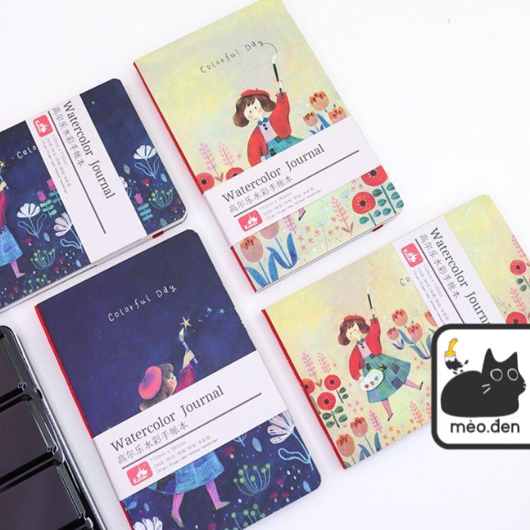 Sổ Tay Vẽ Màu Nước KUELOX WATERCOLOR JOURNAL 48 Tờ 230gsm - Hoạ cụ Hakuart