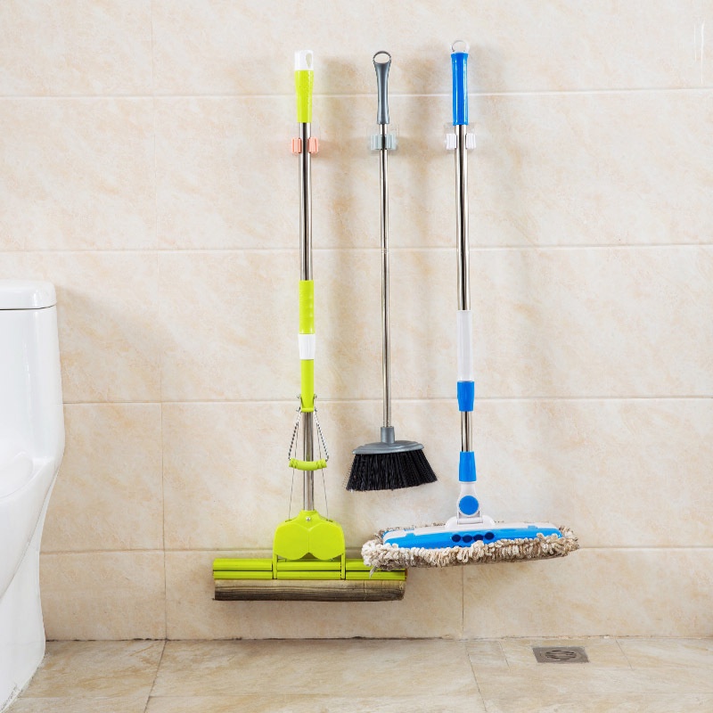 Lumbley móc treo chổi lau nhà,móc dính tường treo cây chổi lau nhà chịu lực /móc treo chổi, treo ô, đồ dùng
