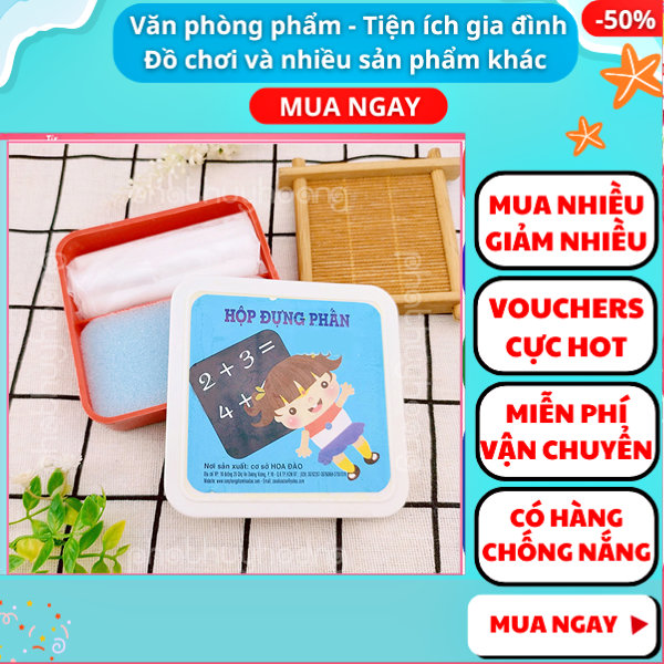 Combo 2 hộp phấn học sinh bằng nhựa 9cm x 9cm ,Phấn học sinh ,hộp phấn viết bảng ,phấn trắng viết bảng ,phấn trắng viết bảng ,phấn trắng giá rẻ , đồ dùng học tập, Gift Love