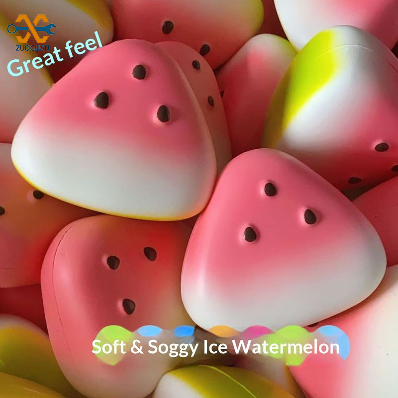 [Zuoguan [Best Seller] Squishy Toys, Anti-Stress Toys Watermelon Squishy Toy for Squeezing Watermelon in Summer, Soft and Bounces Slowly, Relieves Stress, Makes a Relief for Fun. Stress Relief Toys for Adults,Zuoguan [Best Seller] Squishy Toys, Anti-Stres ราคา 20 บาท*ส่งฟรี