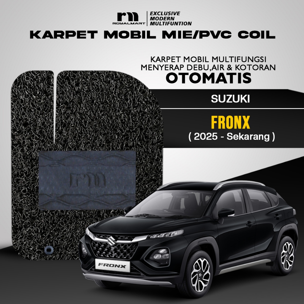 ROYAL MART Karpet Mobil Mie Premium SUZUKI FRONX 2025-Sekarang Full Set Bergaransi Harga  825,000 Ringgit*Penghantaran Percuma