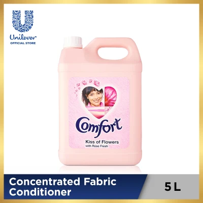 Comfort Regular Kiss of Flowers Fabric Softener (Pink) 5L