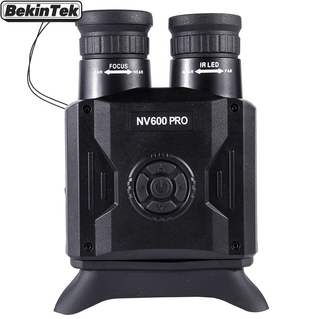 BekinTek NV600PRO กล้องส่องกลางคืน ชาร์จไฟใหม่ได้ กล้องส่องทางไกลอินฟราเรด มองเห็นที่มืดสนิท ซูมอินฟราเรด 9 เท่า กําลังขยายทางแสง 5 เท่า ซูมดิจิทัล 8 เท่า จอภาพ 3.5 นิ้ว ความละเอียด HD วิดีโอ 1080P ถ่ายภาพ 10 เมกะพิกเซล พร้อมการ์ดหน่วยความจํา 16GB ราคา 5,319 บาท*ส่งฟรี