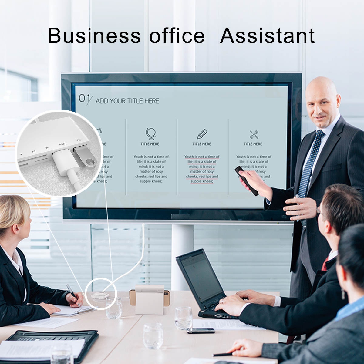 Sét Để 1080P cáp HDMI USB SD đầu đọc thẻ TF AV kỹ thuật số TV Trung Tâm Bộ chuyển đổi OTG Đối Với 13 12Pro X XR XS 11Pro Max SE iPad Đáng Tin cậy Sản Phẩm Giảm Giá