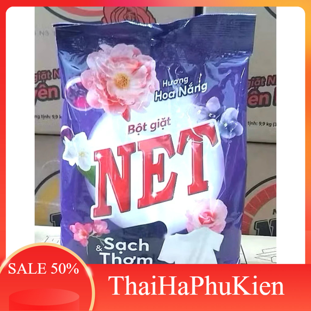 Bột giặt net hương hoa nắng sạch thơm 2kg